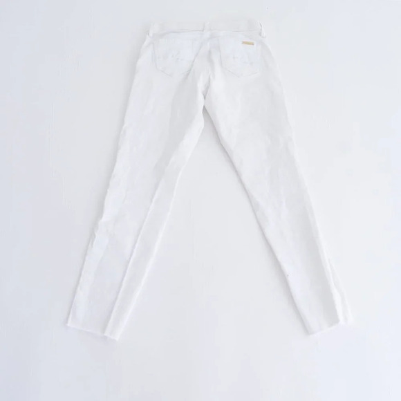 Lilly Pulitzer  South Ocean White Skinny Denim Jeans Size 8 - Picture 12 of 13
